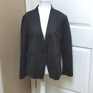 89th + Madison Brand New dark gray suit blazer long sleeves size XL NWT